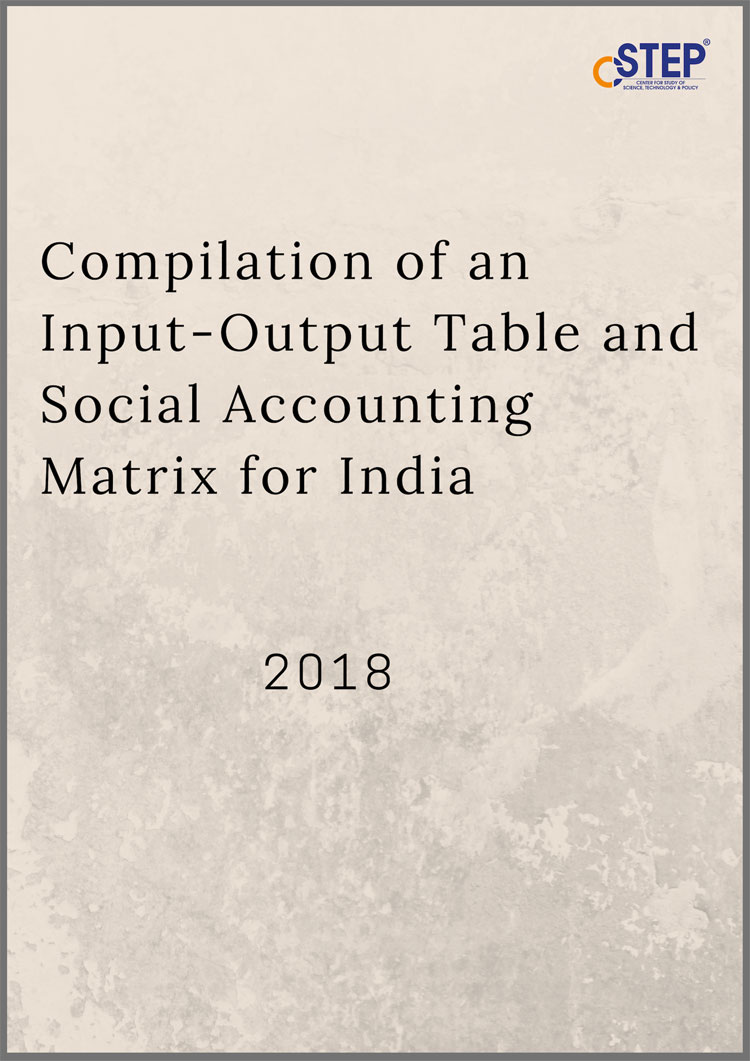 Compilation of Input-Output Table and Social Accounting Matrix for India