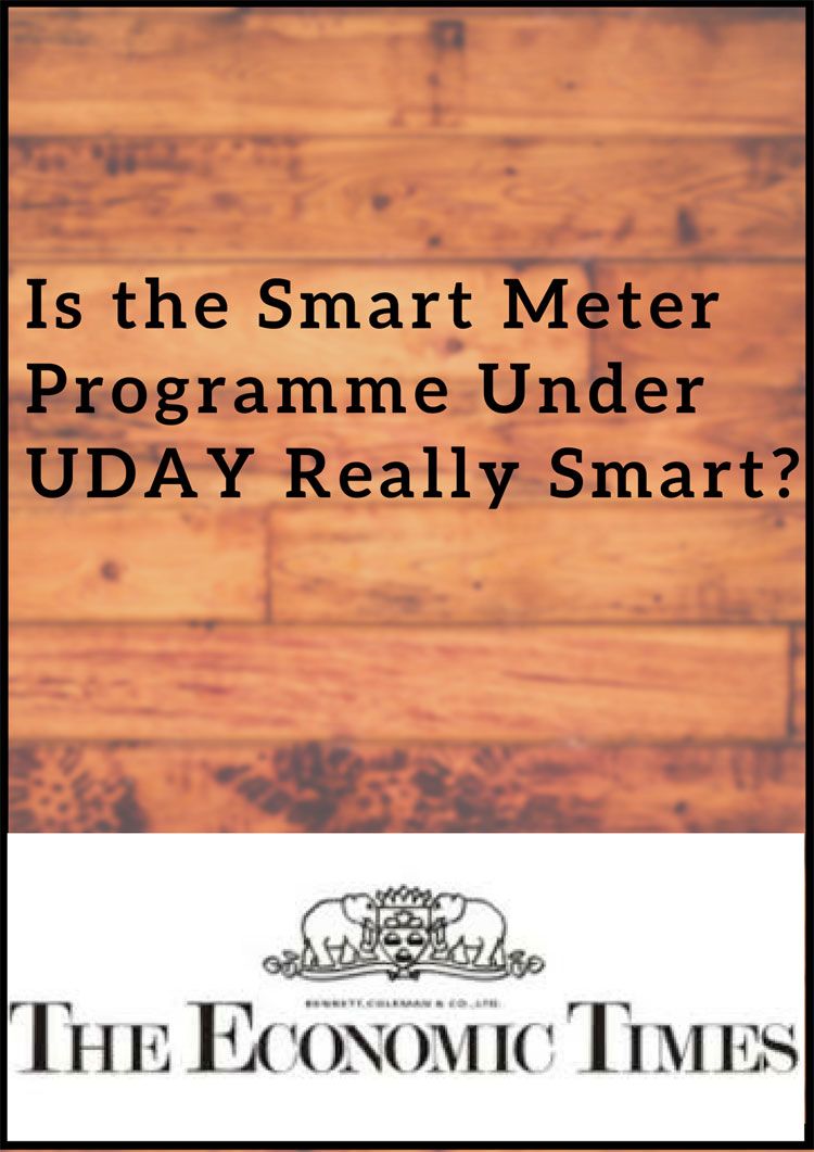 Is the Smart Meter Programme Under UDAY Really Smart?