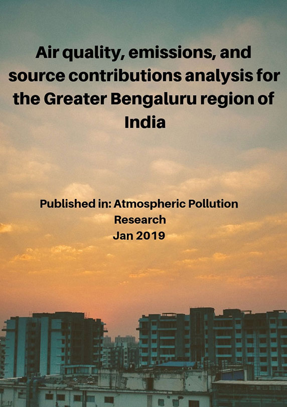 Air quality, emissions, and source contributions analysis for the Greater Bengaluru region of India