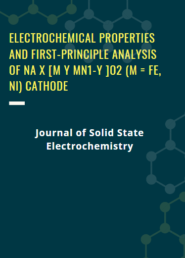 Electrochemical Properties and First-Principle Analysis of Na x [M y Mn1-y ]O2 (M = Fe, Ni) Cathode
