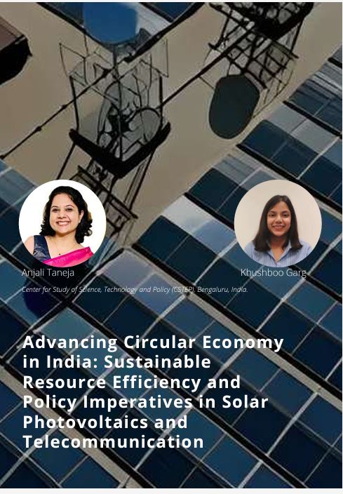 Advancing Circular Economy in India: Sustainable Resource Efficiency and Policy Imperatives in Solar Photovoltaics and Telecommunication