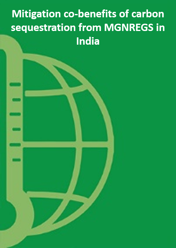 Mitigation co-benefits of carbon sequestration from MGNREGS in India