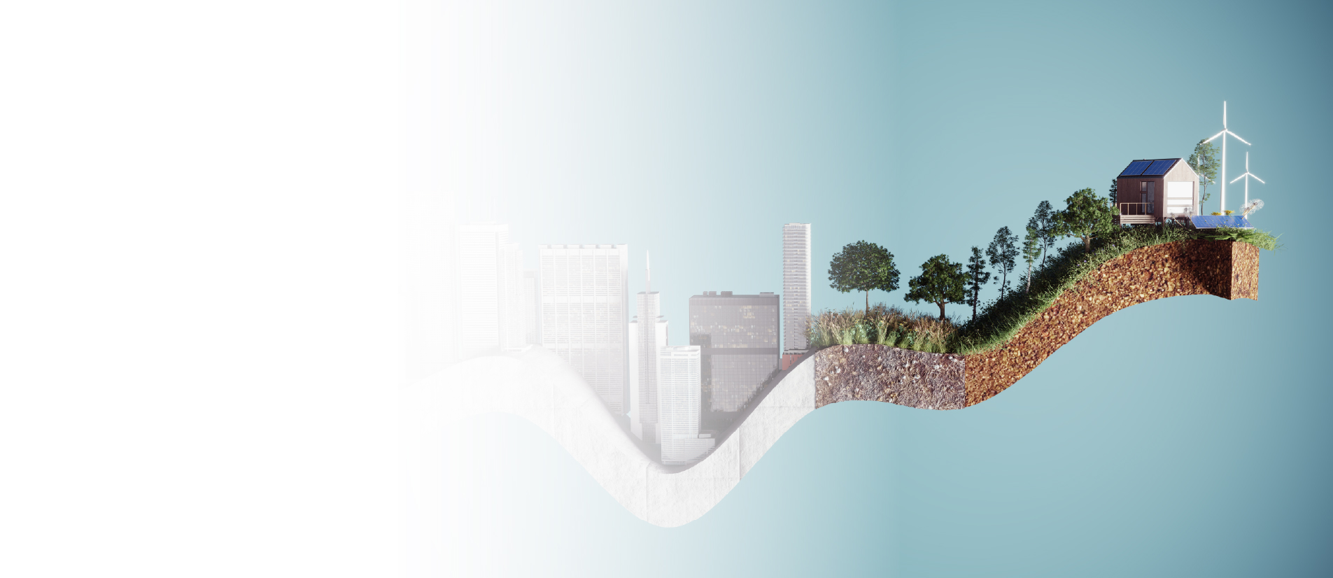 Sustainable city transition with renewable energy and green buildings
